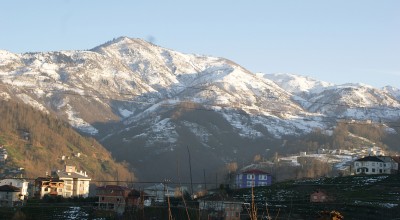 Trabzon yakınlarda bir dağ. Fotoğraf: Mürvet Sandıkçı, 2013